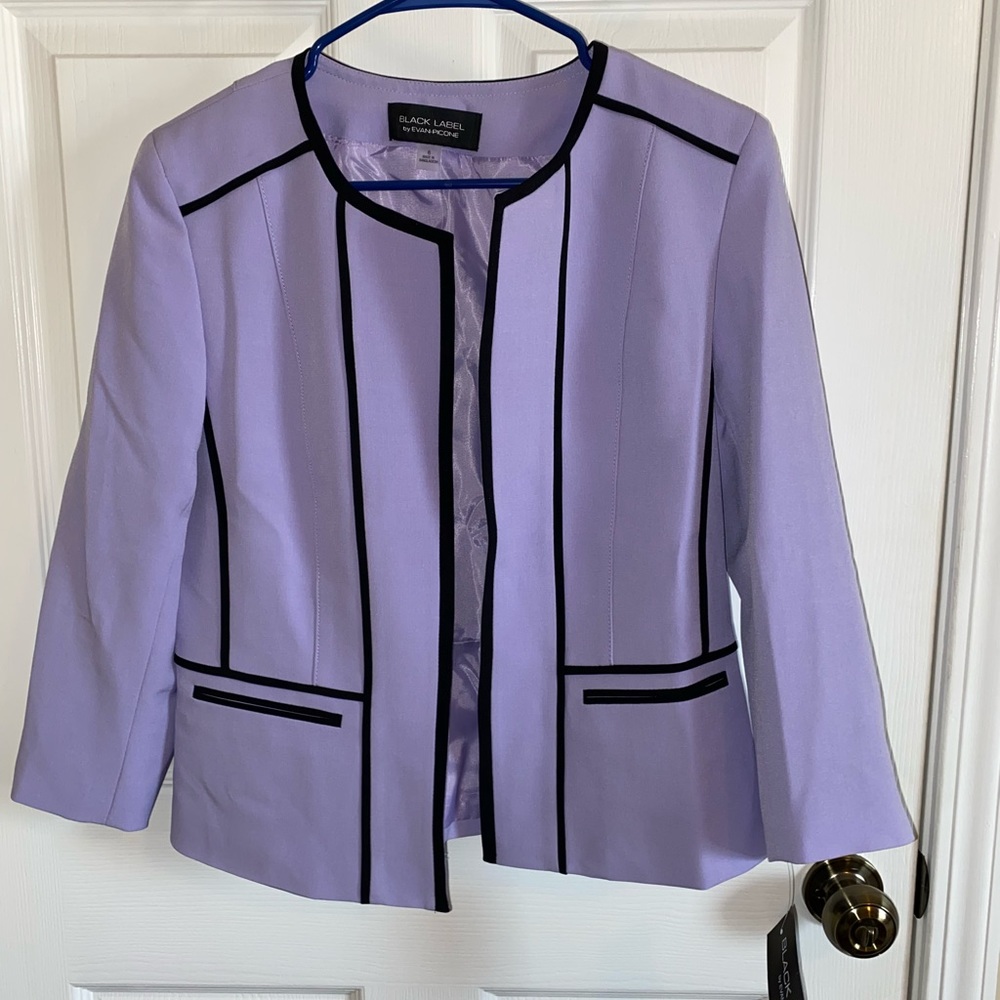 Black Label: Purple and Black Blazer